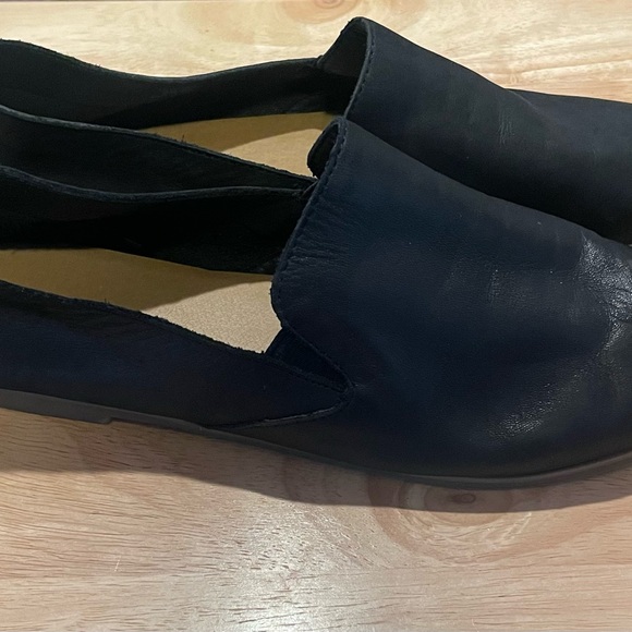 Lucky Brand Womens Cahill Black Soft Leather  Slip On Size 9 Loafer Shoes Casual - Picture 2 of 7